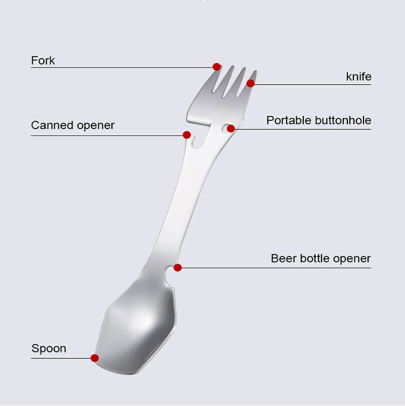 Stainless Steel Hiking Spork